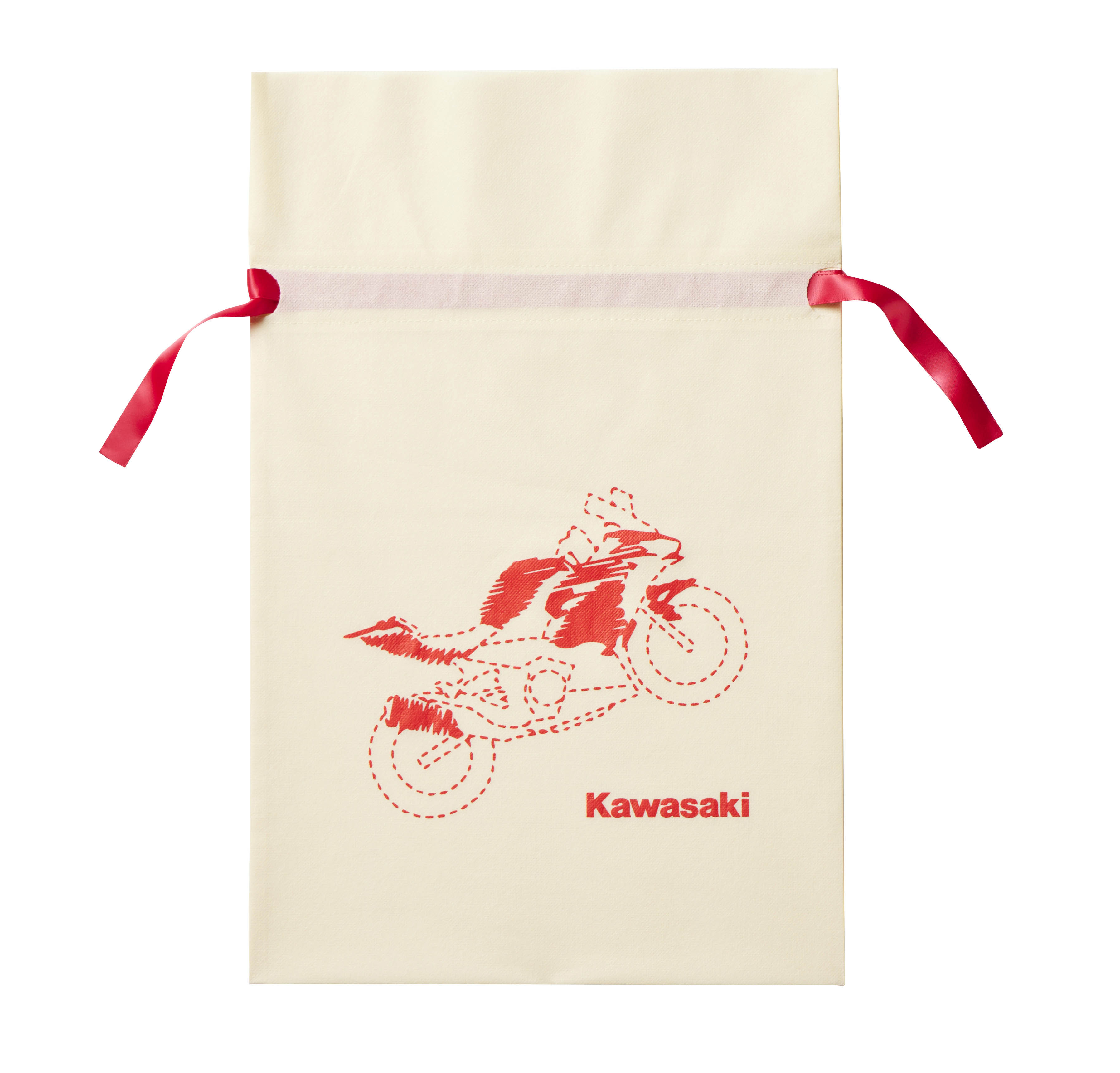 カワサキ ギフト用巾着袋(中) M