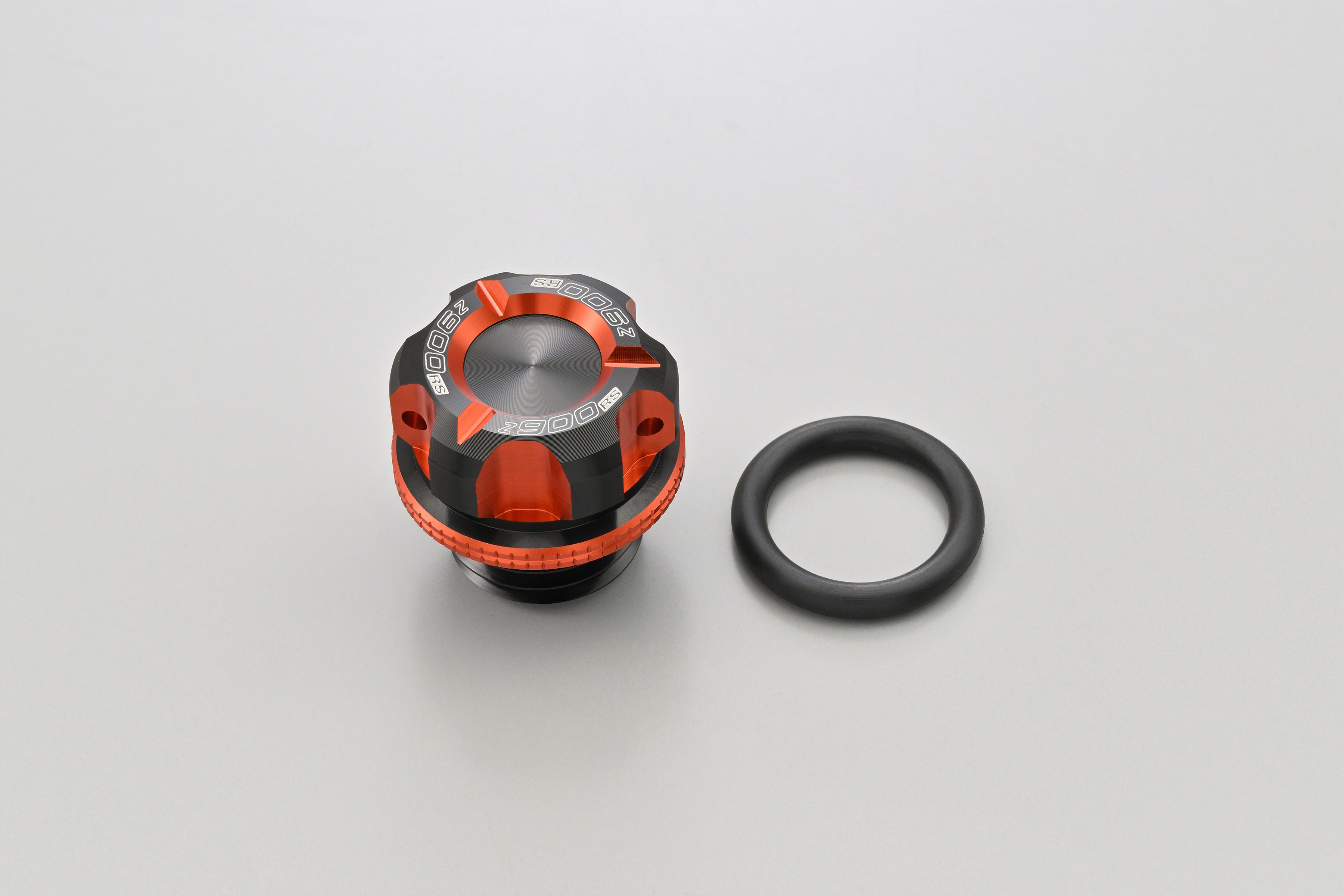 PREMIUM ZONE オイルフィラーキャップ BLK/ORG　for Z900RS/SE/CAFE