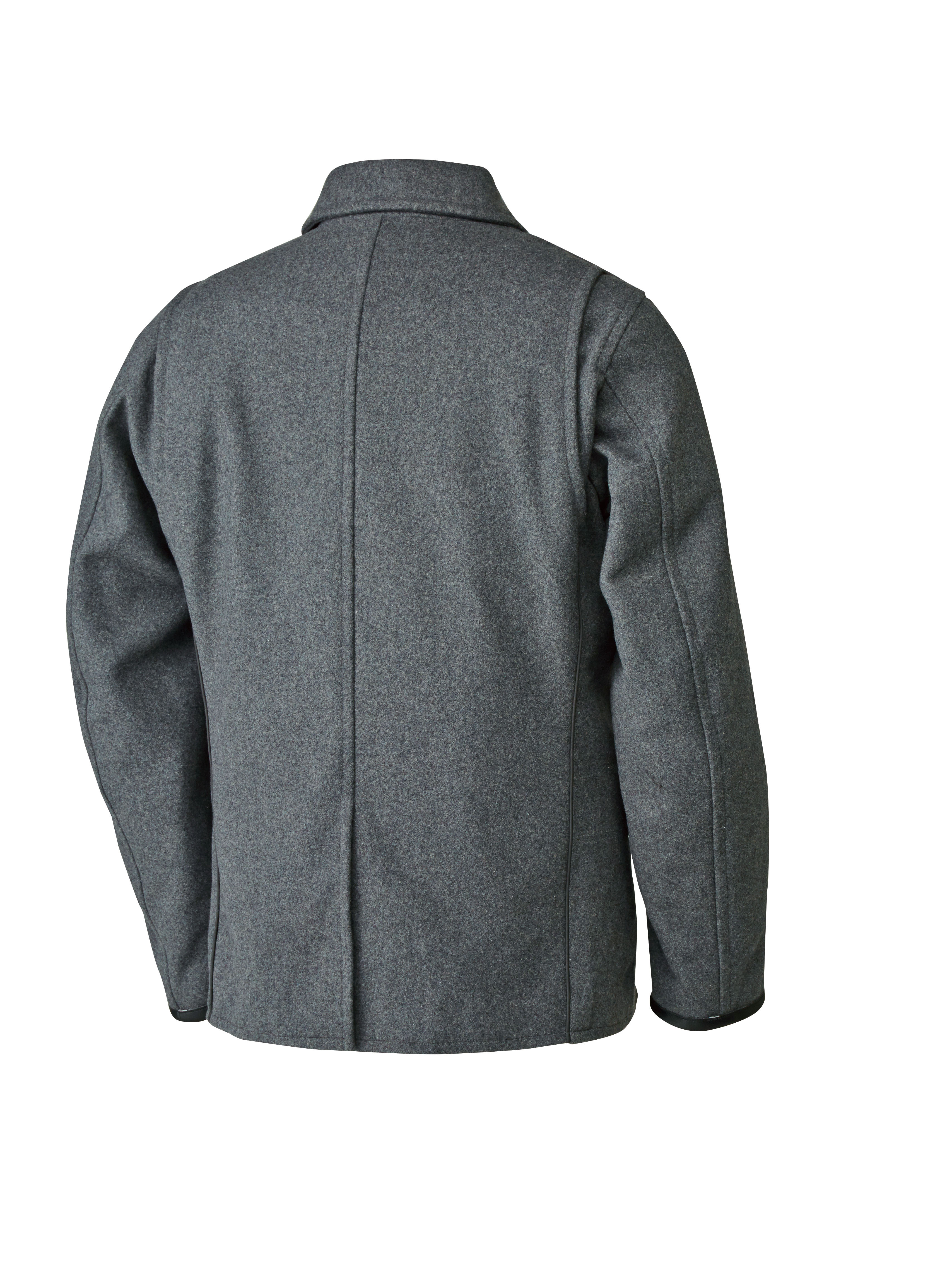 カワサキ ライディングピーコート グレー L