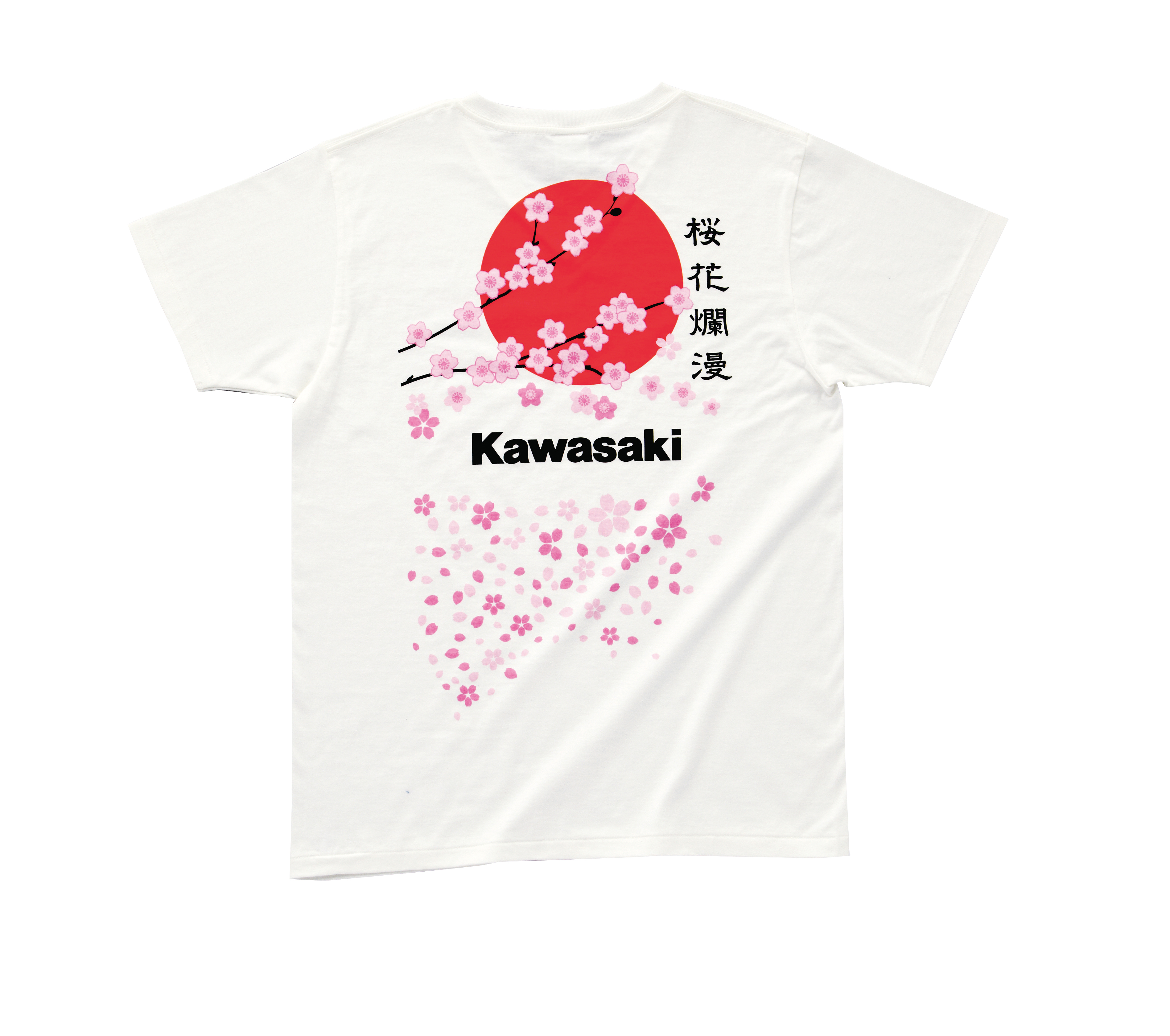 カワサキ　桜満開Ｔシャツ（初桜Ｖｅｒｓｉｏｎ） ホワイト F(L)