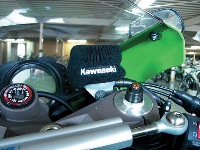 カワサキリストバンド Kawasaki ブラック