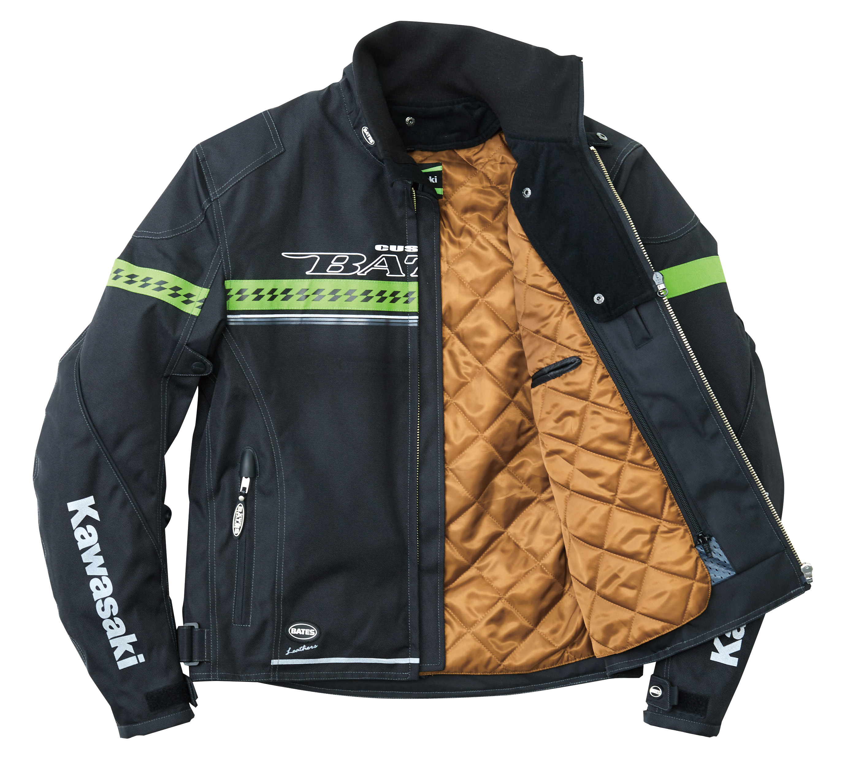 ベイツ ジャケット ローソン カワサキ BATES ベイツ メッシュジャケット グリーン Lサイズ BATES ベイツ