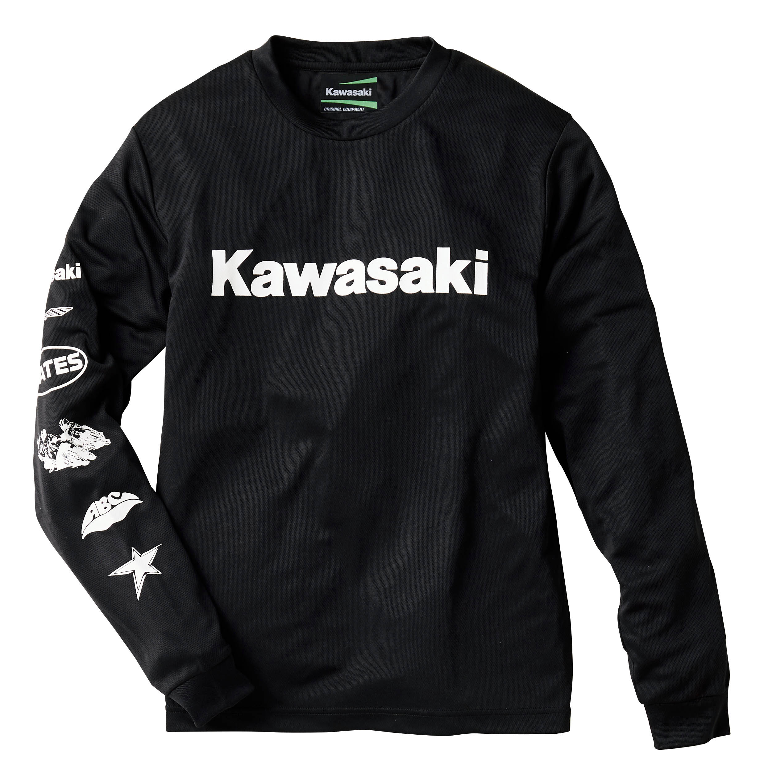 カワサキ COOL-TEX ロングTシャツ ブラック M