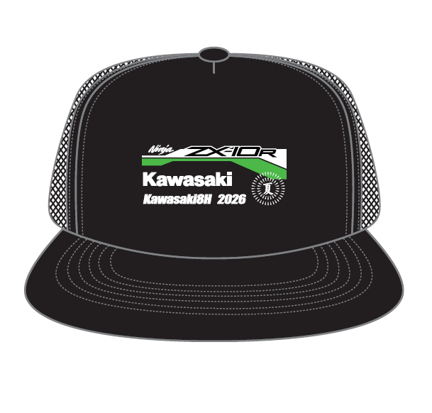 2026 鈴鹿8耐 Kawasaki 応援メッシュキャップ