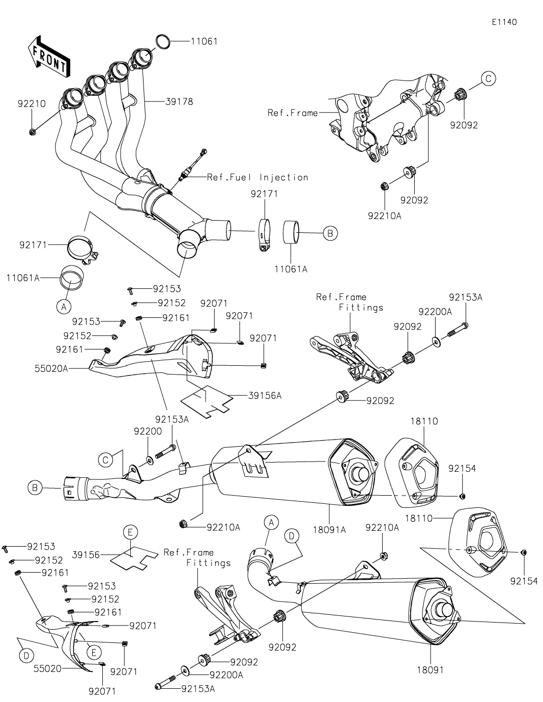 カワサキパーツ/ウエア＆グッズオンラインショップパーツ選択