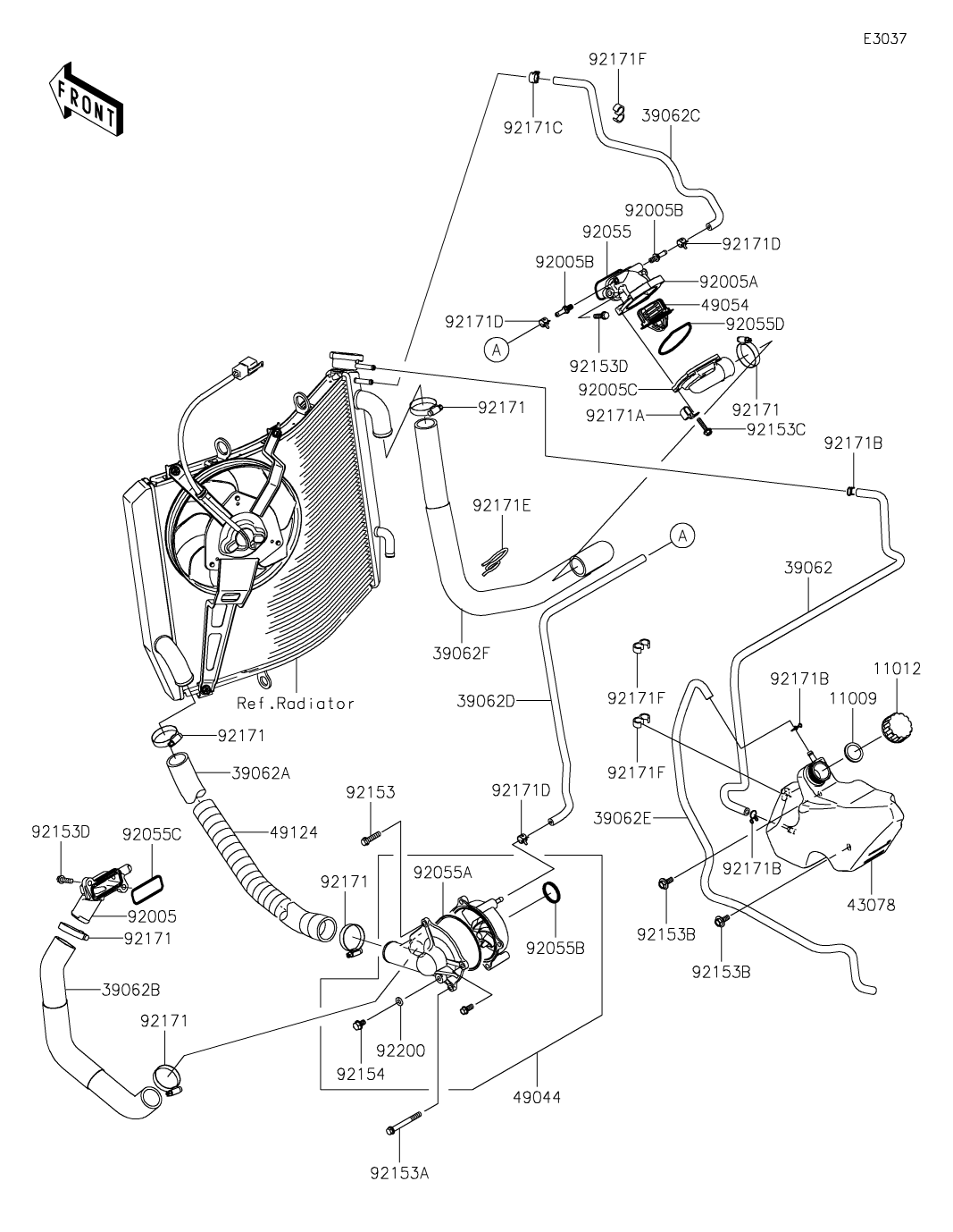 カワサキパーツ/ウエア＆グッズオンラインショップパーツ選択