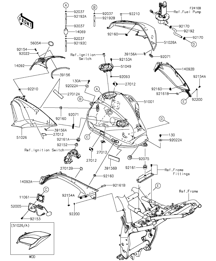 カワサキパーツ/ウエア＆グッズオンラインショップパーツ選択