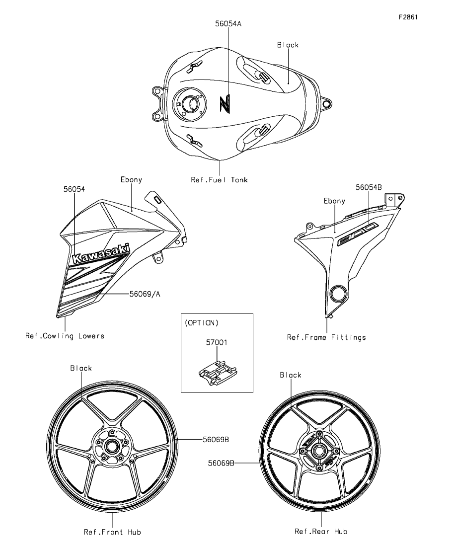 カワサキパーツ/ウエア＆グッズオンラインショップパーツ選択