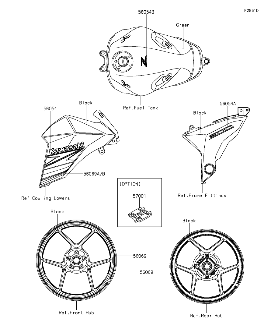 れがーとページ カワサキパーツ/ウエア＆グッズオンラインショップパーツ選択