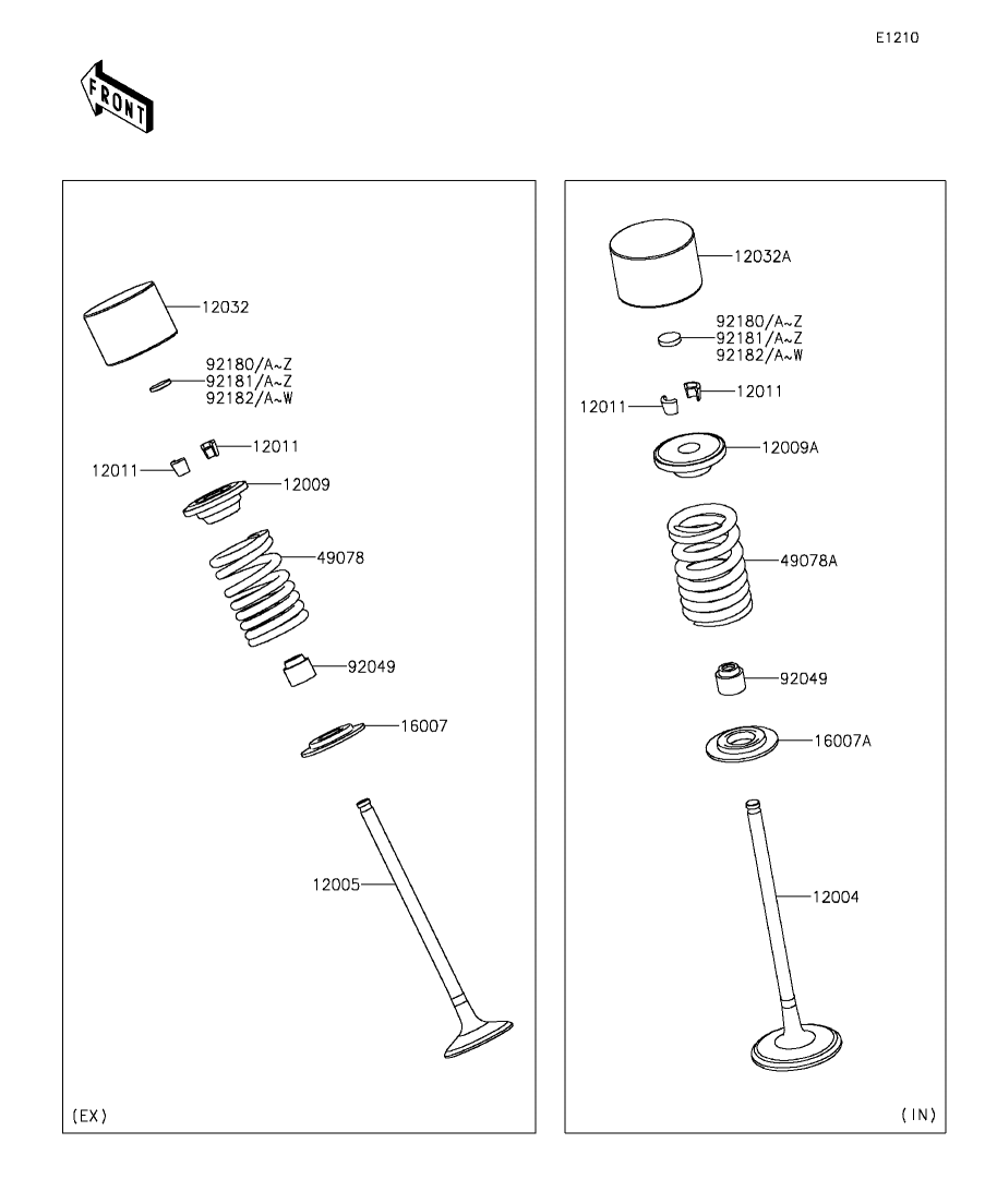 カワサキパーツ/ウエア＆グッズオンラインショップパーツイラスト一覧