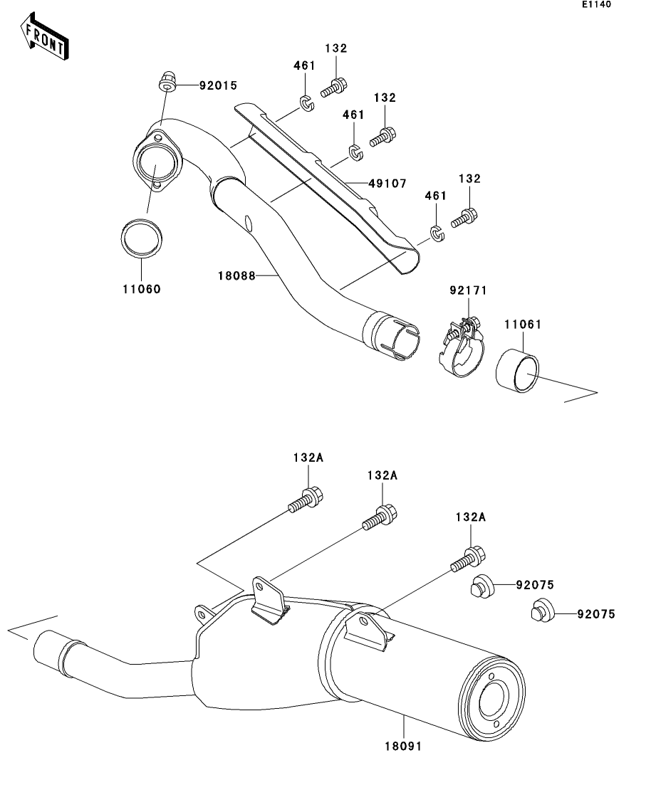 カワサキパーツ/ウエア＆グッズオンラインショップパーツ選択