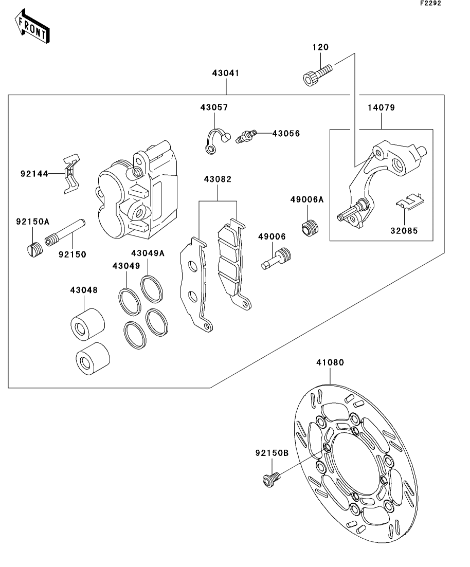 クロム仕上げ 車外装パーツ 取扱説明書付き カワサキパーツ/ウエア