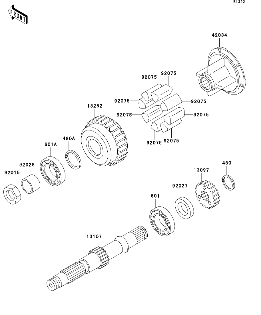カワサキパーツ/ウエア＆グッズオンラインショップパーツ選択