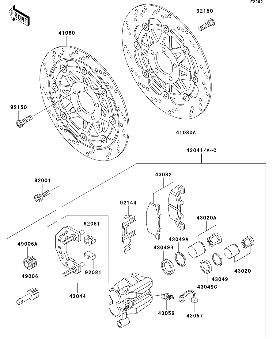 カワサキパーツ/ウエア＆グッズオンラインショップパーツ選択