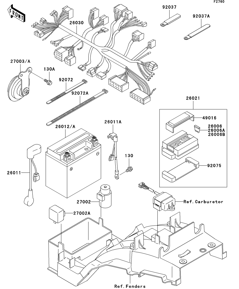 ゆうすけ2019様 オーダー専用ページ カワサキパーツ/ウエア＆グッズオンラインショップパーツ選択