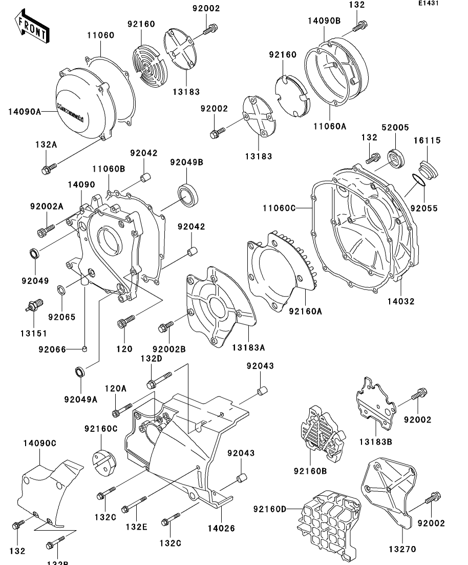ササキページ カワサキパーツ/ウエア＆グッズオンラインショップパーツ選択