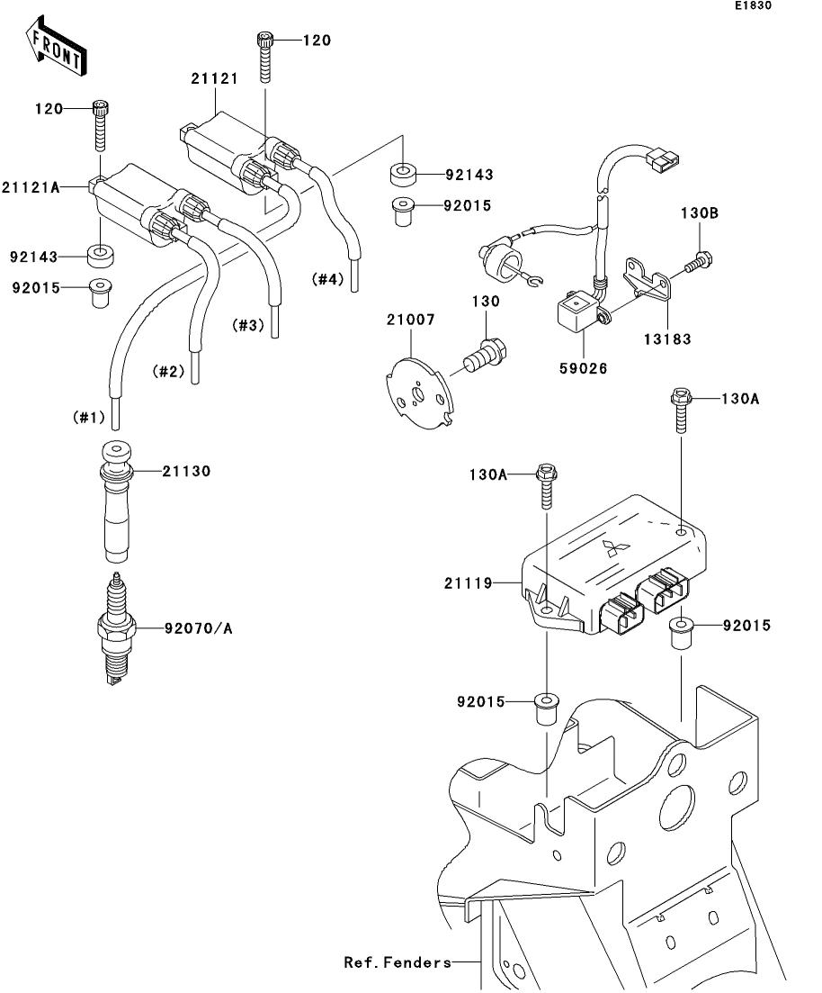 セドリック130　パーツリスト カワサキパーツ/ウエア＆グッズオンラインショップパーツ選択