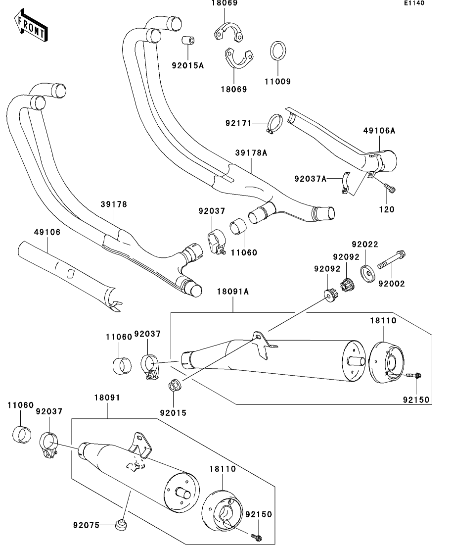 カワサキパーツ/ウエア＆グッズオンラインショップパーツ選択