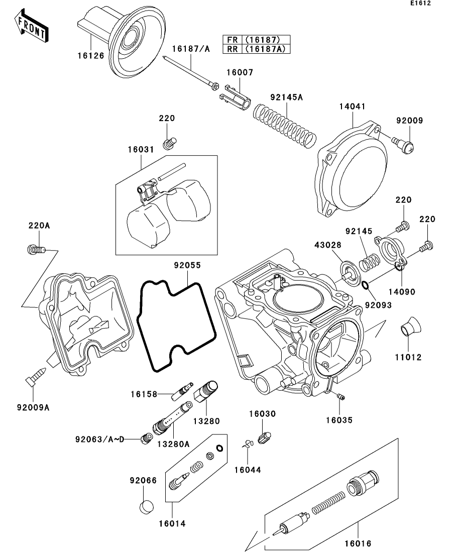 カワサキパーツ/ウエア＆グッズオンラインショップパーツイラスト一覧
