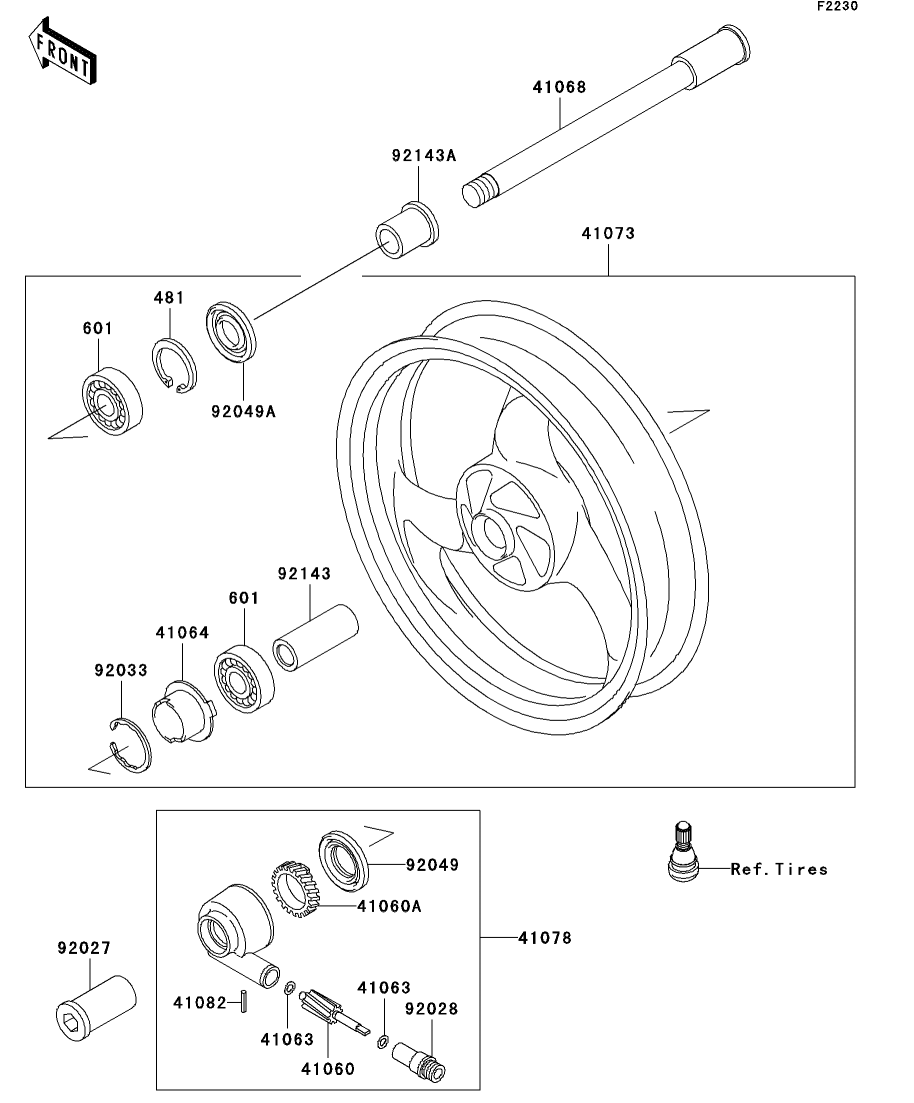カワサキパーツ/ウエア＆グッズオンラインショップパーツ選択