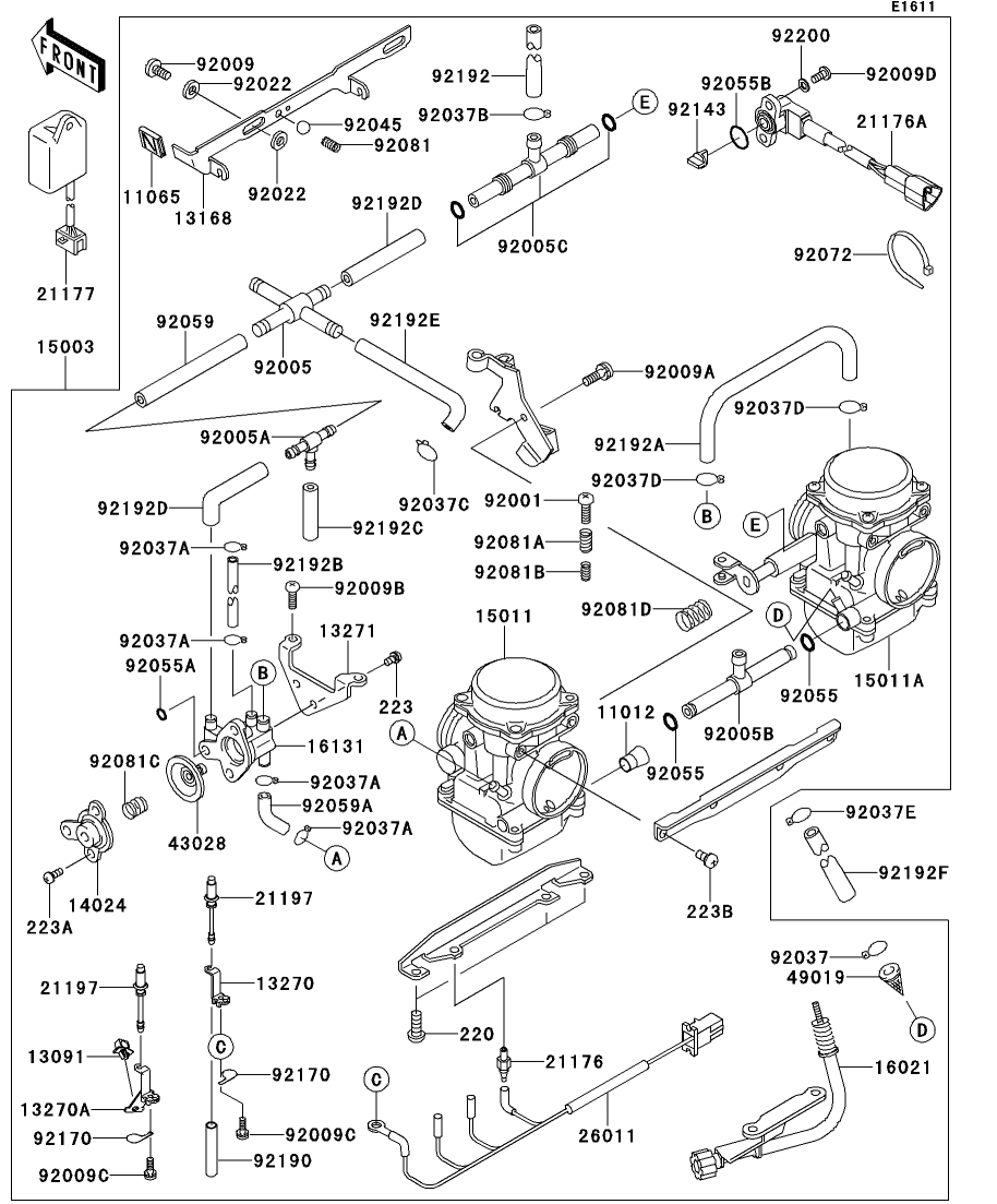 カワサキパーツ/ウエア＆グッズオンラインショップパーツ選択