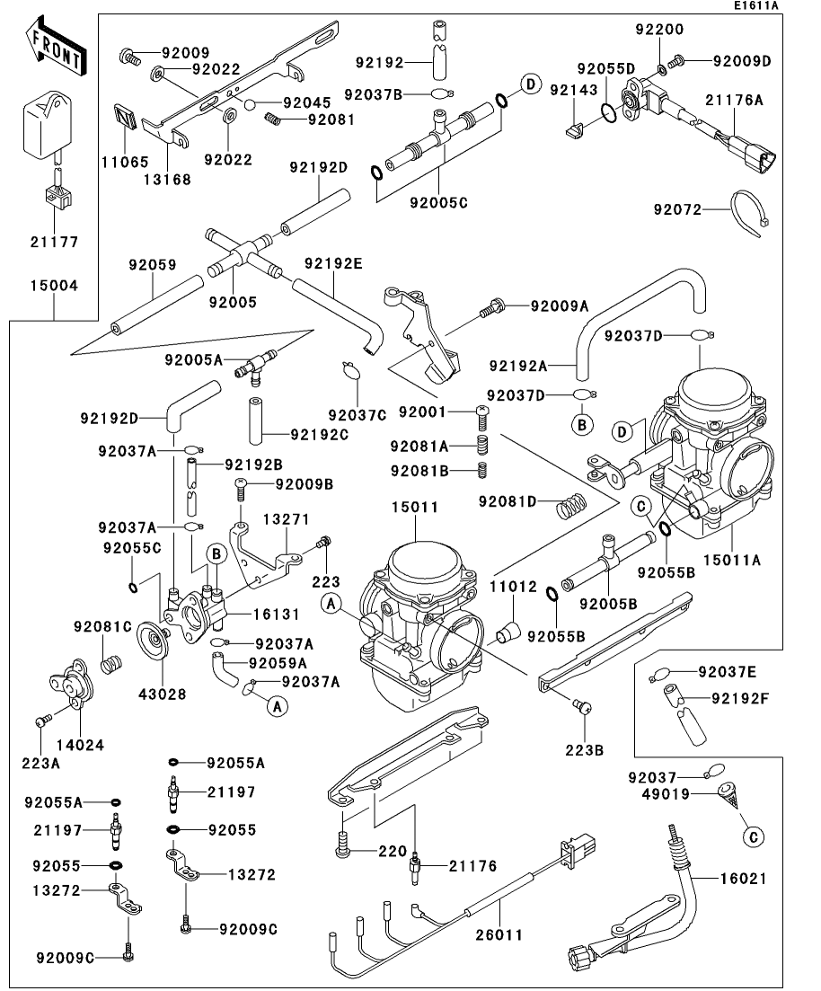 カワサキパーツ/ウエア＆グッズオンラインショップパーツ選択