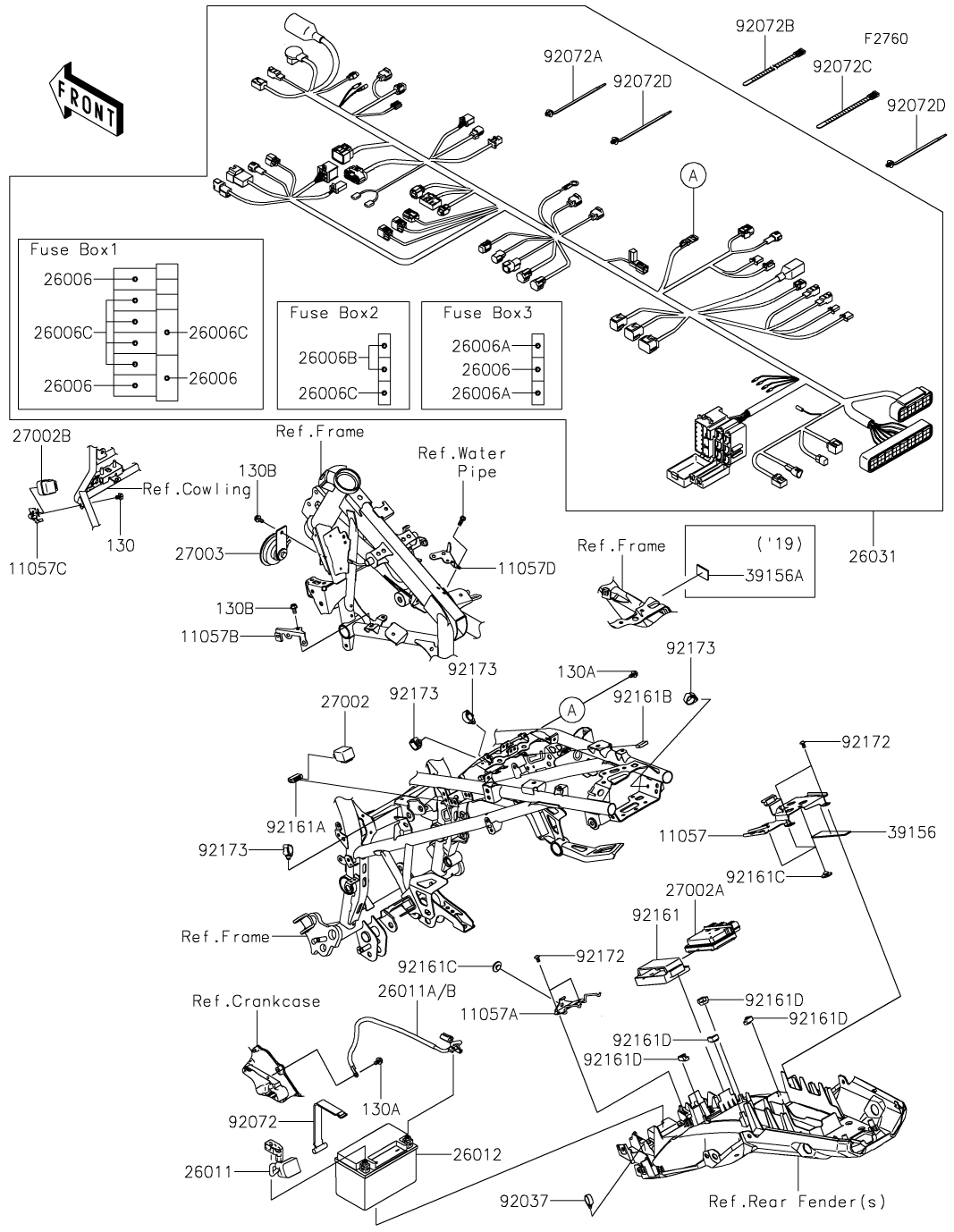 こいる CL1246 レギュレーター 12V 4極 中華ATV 中国製 四輪バギー 4スト