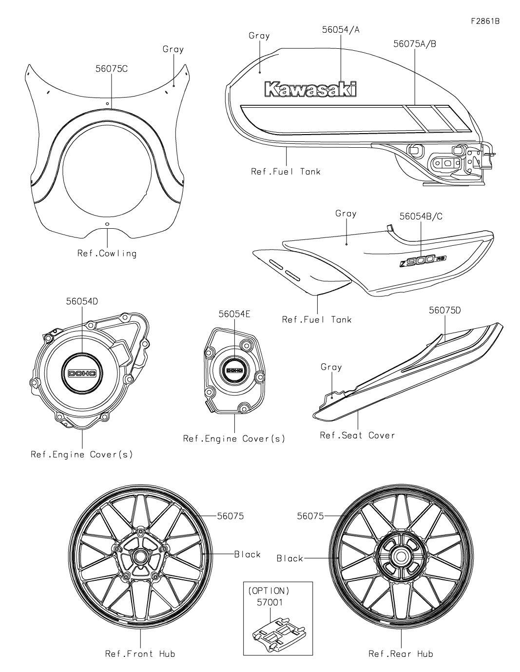 カワサキパーツ/ウエア＆グッズオンラインショップパーツ選択
