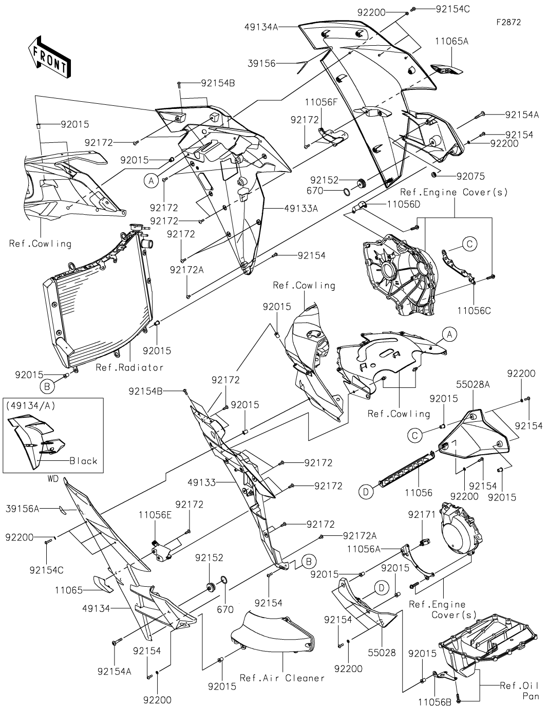ピーナッツページ Webike | KAWASAKI純正部品 カワサキ純正部品 シートカバー，レツド
