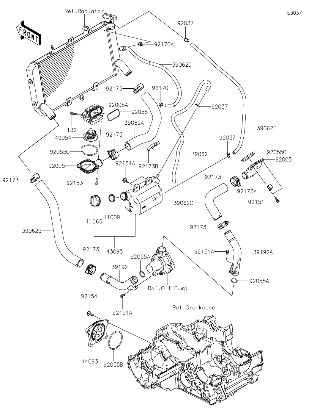 はるひと Amazon.co.jp: KAWASAKI(カワサキ) 純正部品(OEM) クランプ.ウエイト