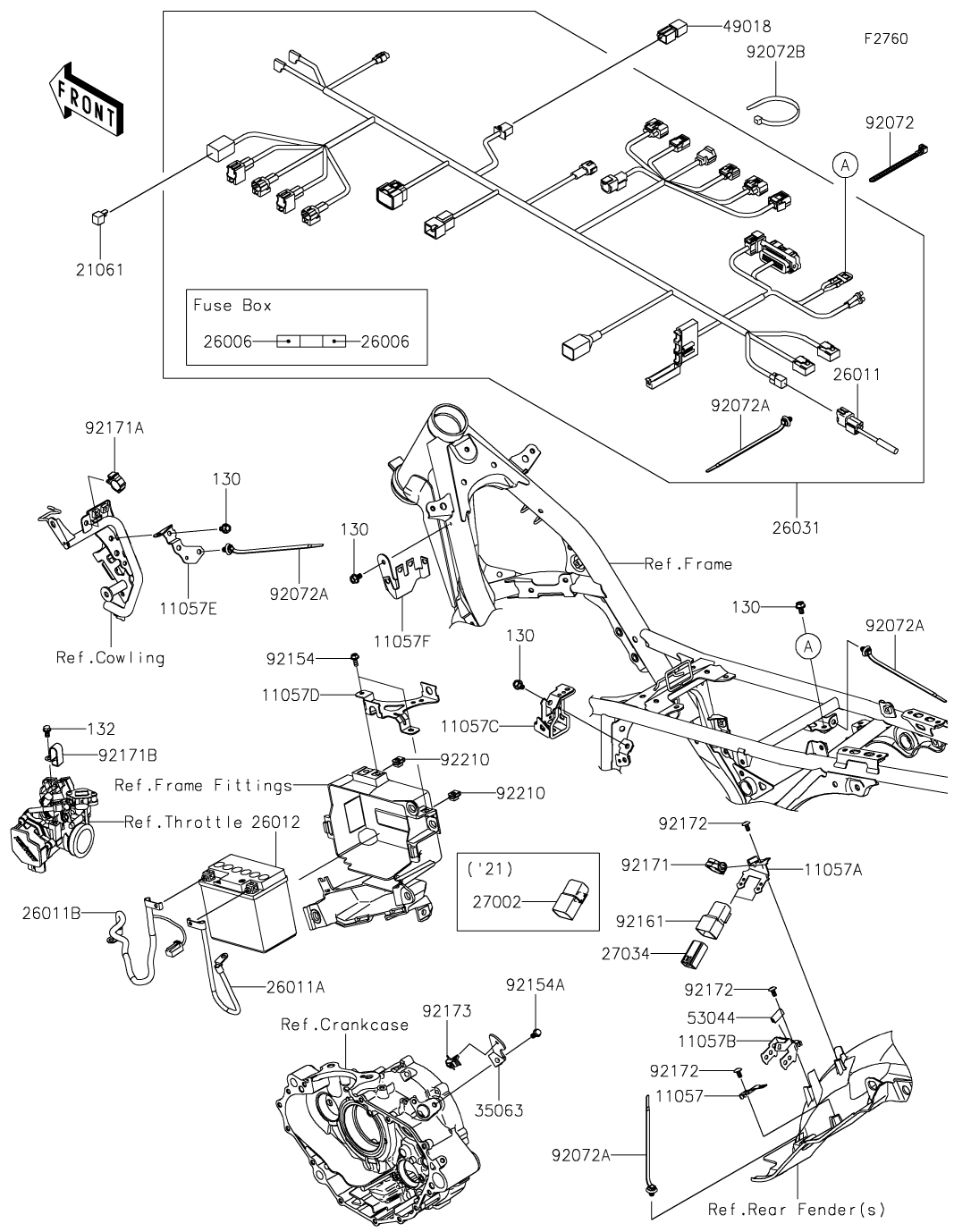カワサキパーツ/ウエア＆グッズオンラインショップパーツ選択