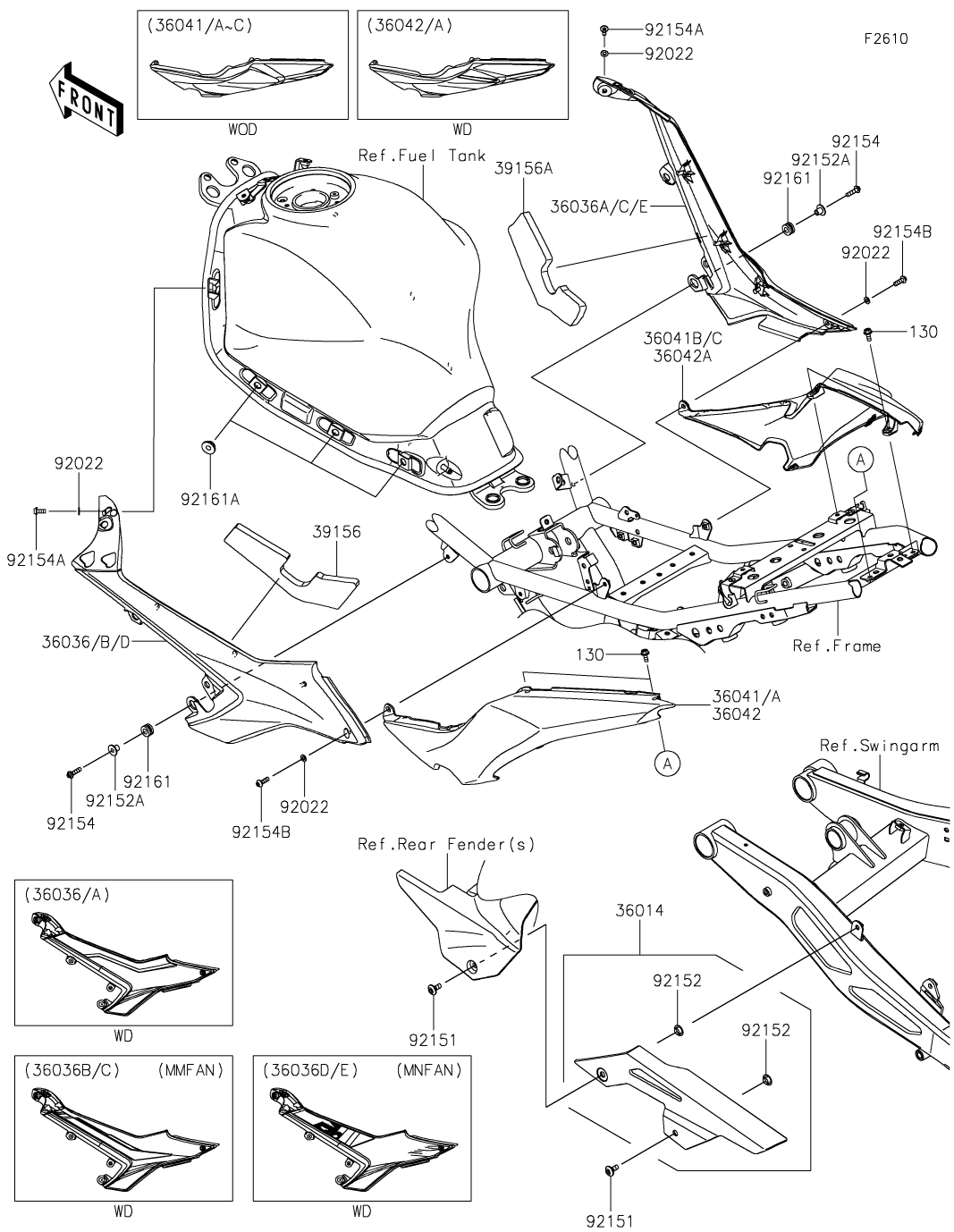 カワサキパーツ/ウエア＆グッズオンラインショップパーツ選択