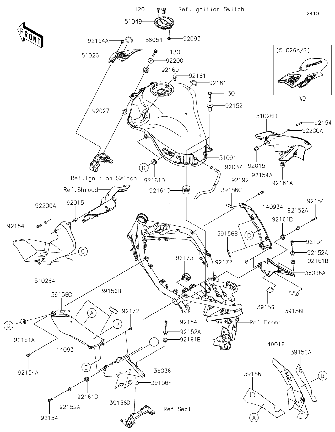 カワサキパーツ/ウエア＆グッズオンラインショップパーツ選択