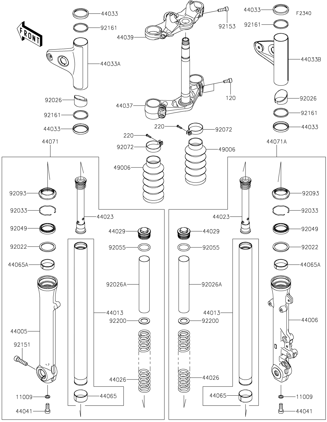 カワサキパーツ/ウエア＆グッズオンラインショップパーツ選択