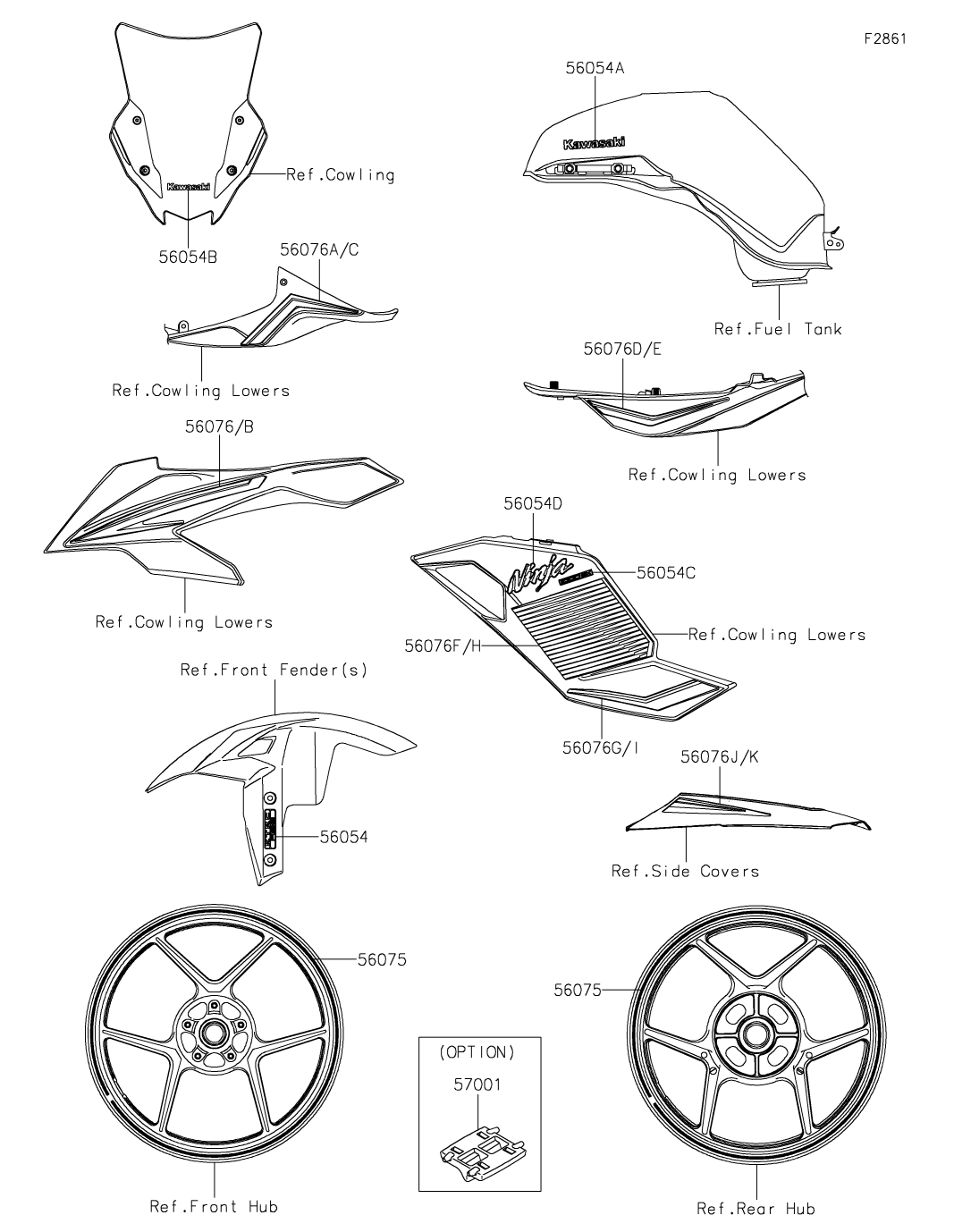 カワサキパーツ/ウエア＆グッズオンラインショップパーツ選択
