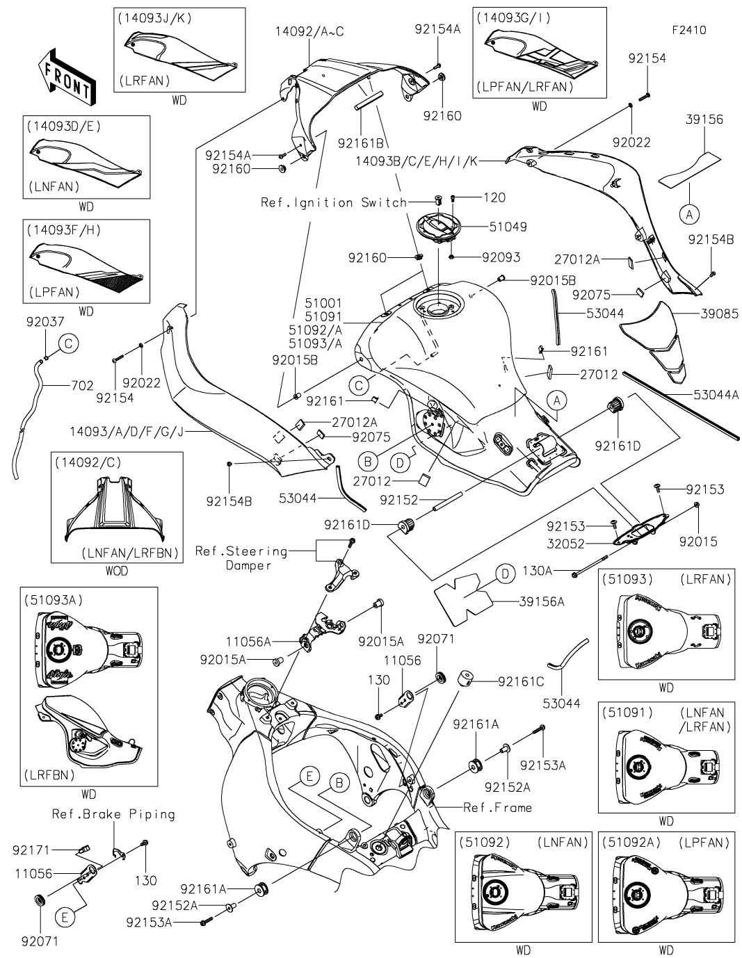 カワサキパーツ/ウエア＆グッズオンラインショップパーツ選択