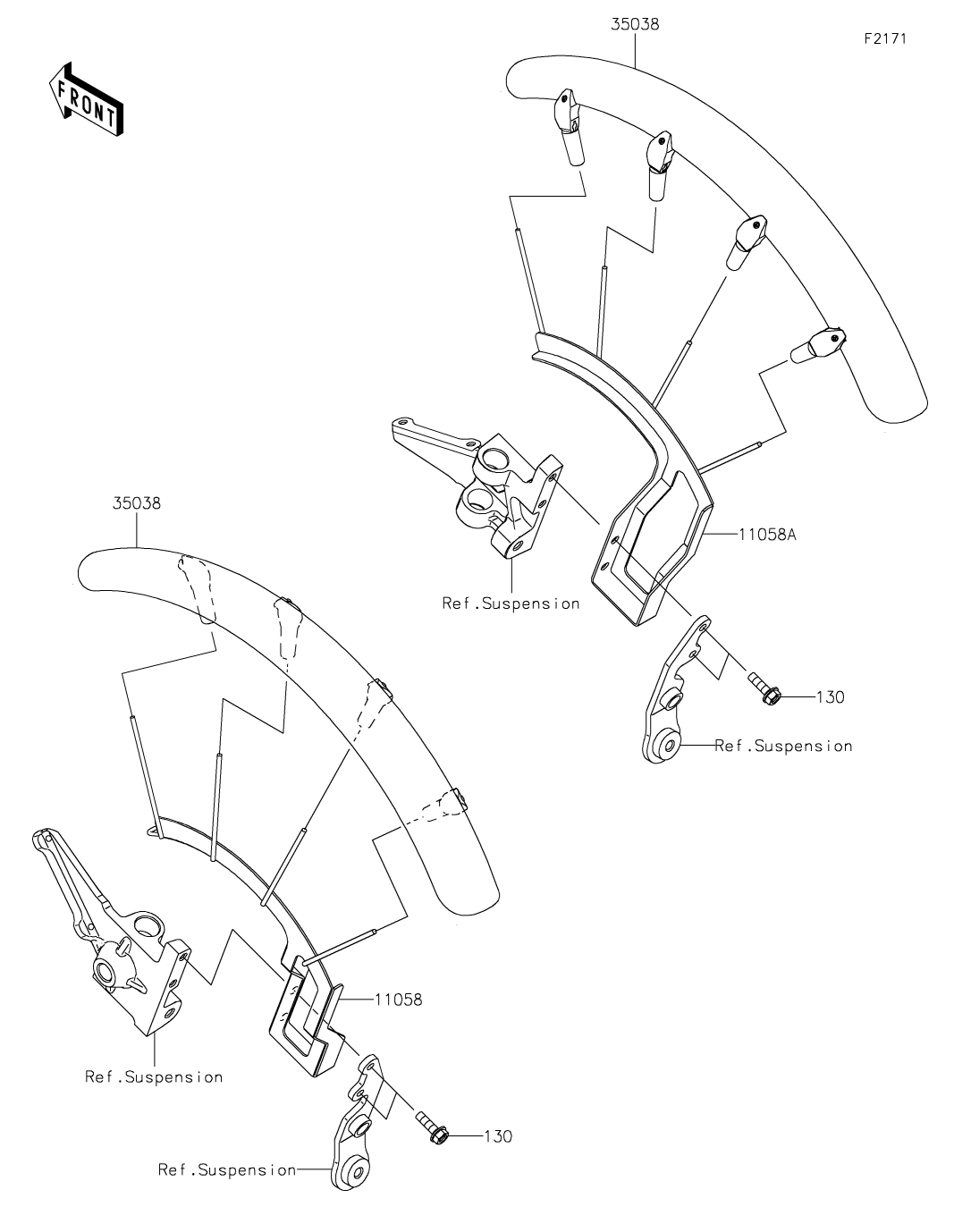 カワサキパーツ/ウエア＆グッズオンラインショップパーツイラスト一覧