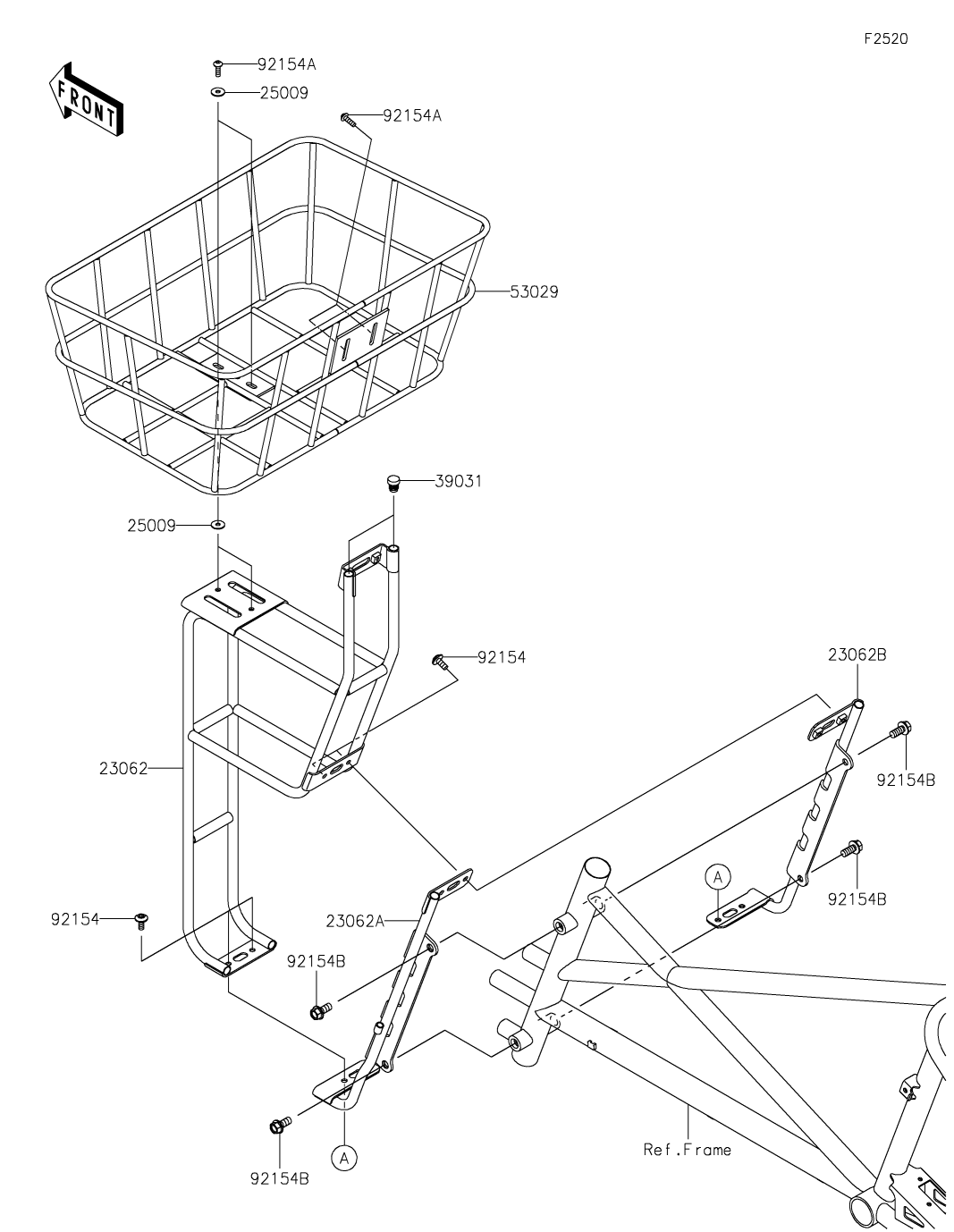 カワサキパーツ/ウエア＆グッズオンラインショップパーツイラスト一覧