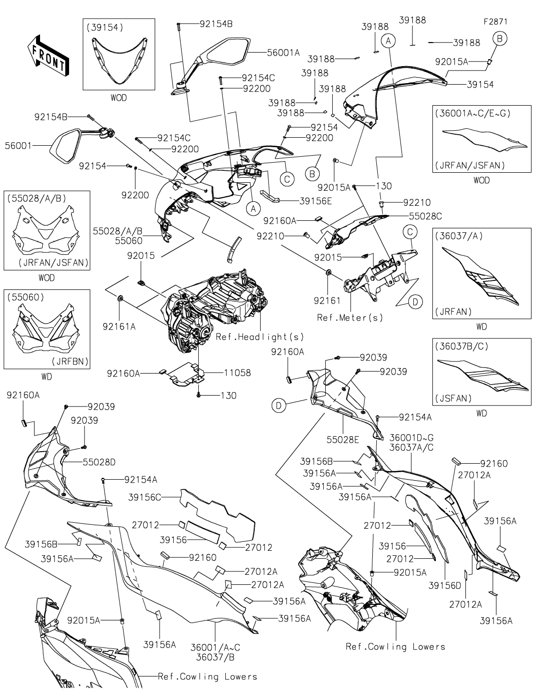 カワサキパーツ/ウエア＆グッズオンラインショップパーツ選択