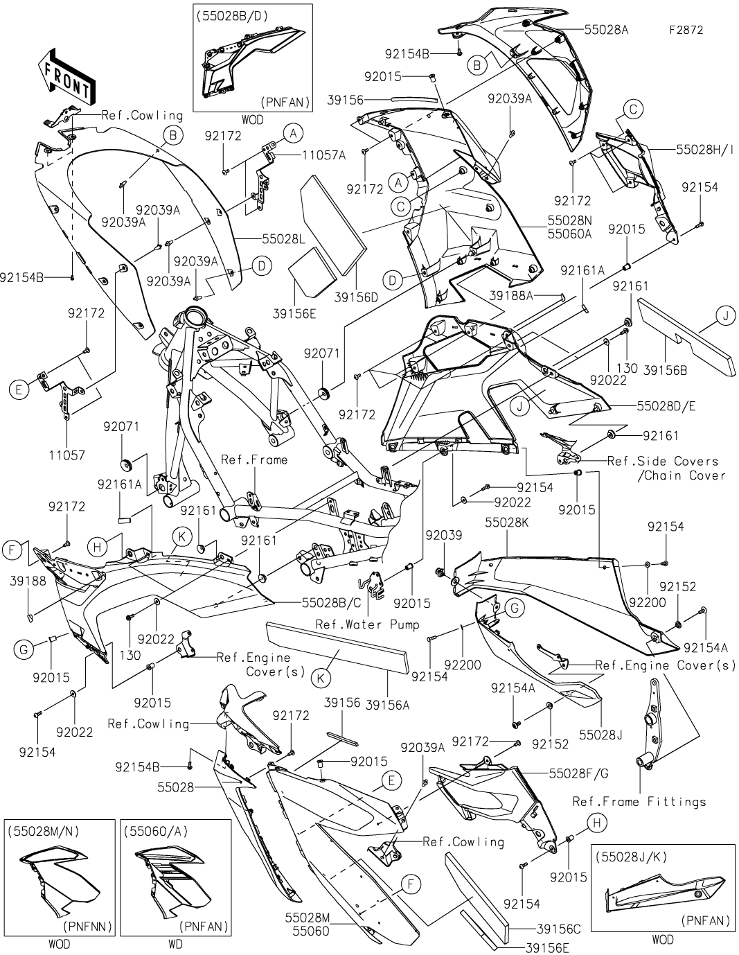 参考書類 カワサキパーツ/ウエア＆グッズオンラインショップパーツ選択
