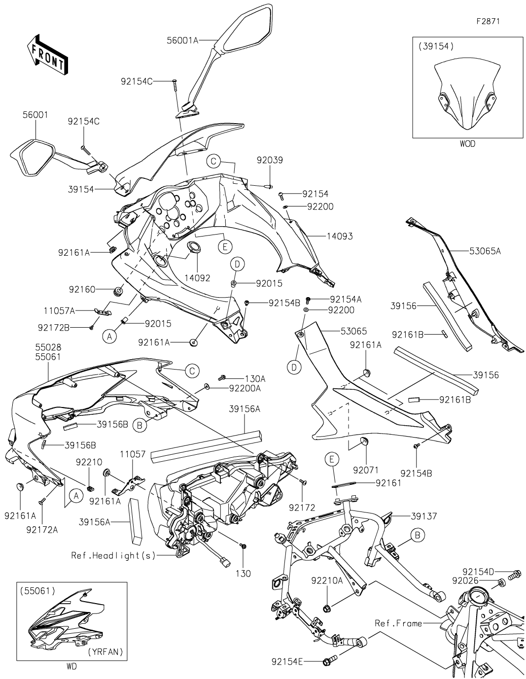 カワサキパーツ/ウエア＆グッズオンラインショップパーツ選択