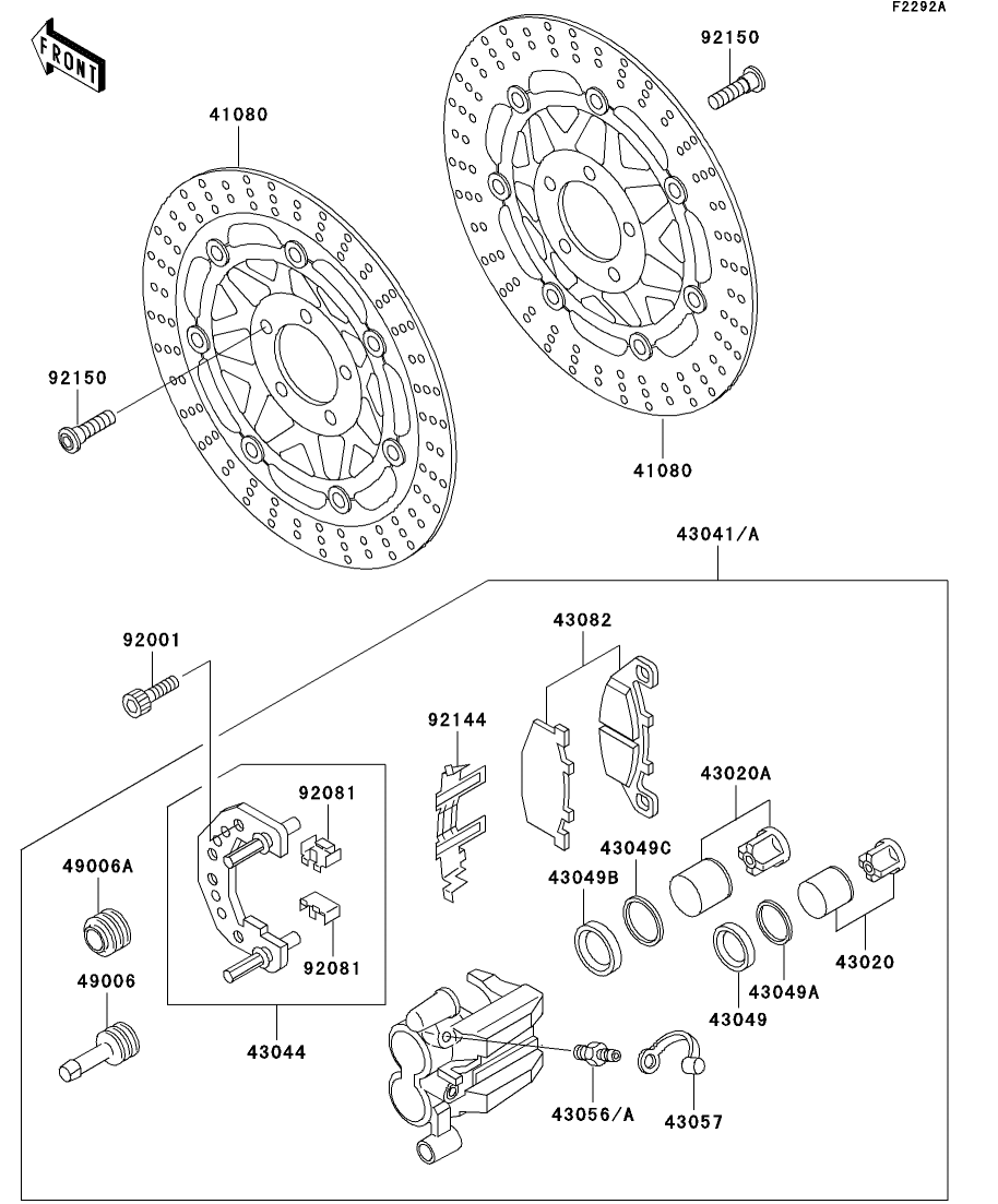 カワサキパーツ/ウエア＆グッズオンラインショップパーツイラスト一覧