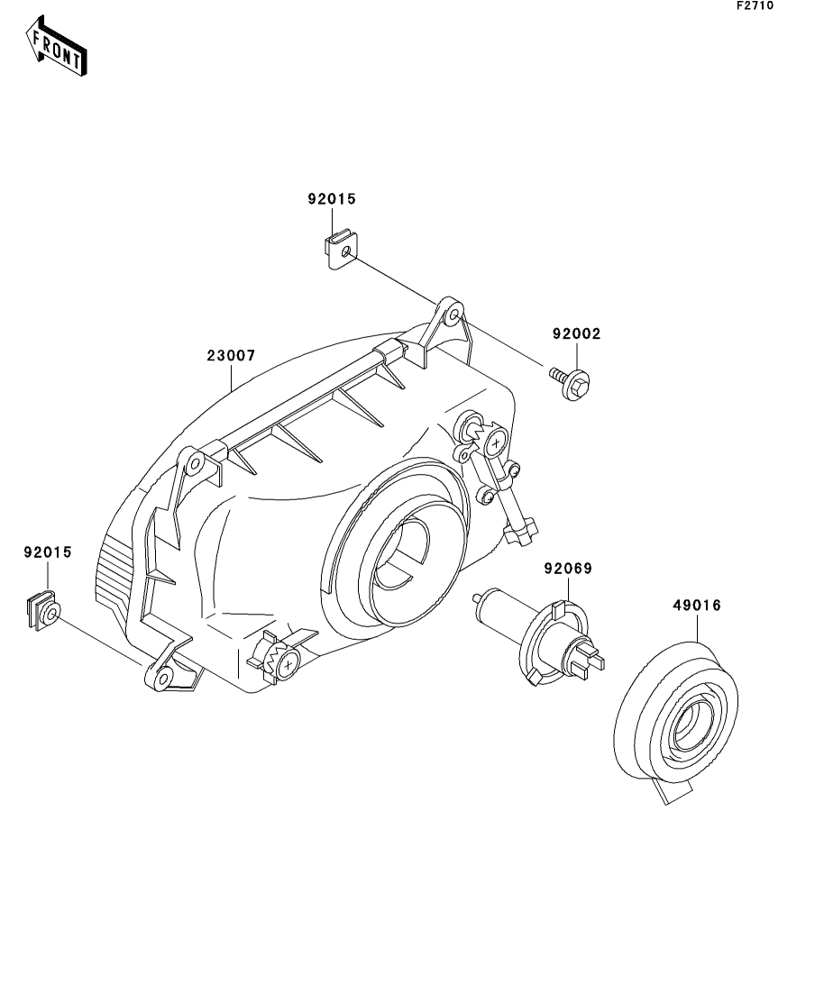 カワサキパーツ/ウエア＆グッズオンラインショップパーツイラスト一覧