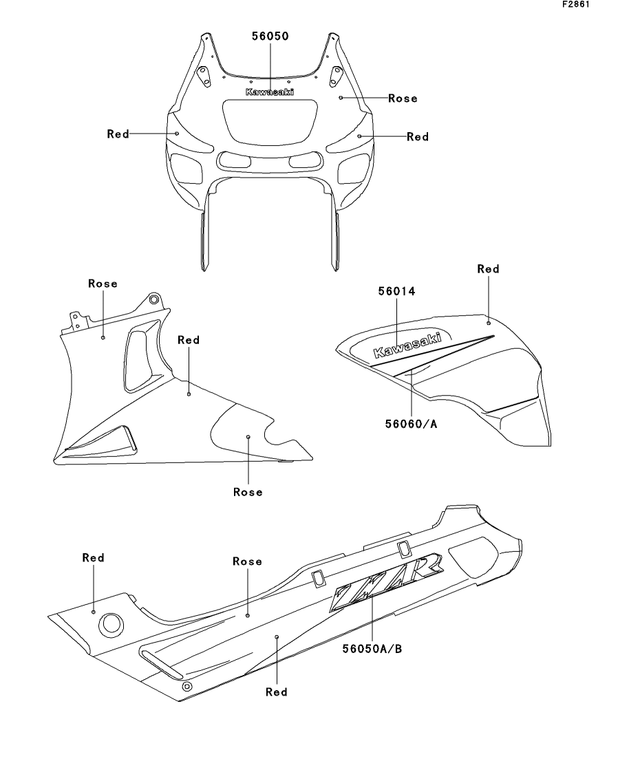 カワサキパーツ/ウエア＆グッズオンラインショップパーツ選択
