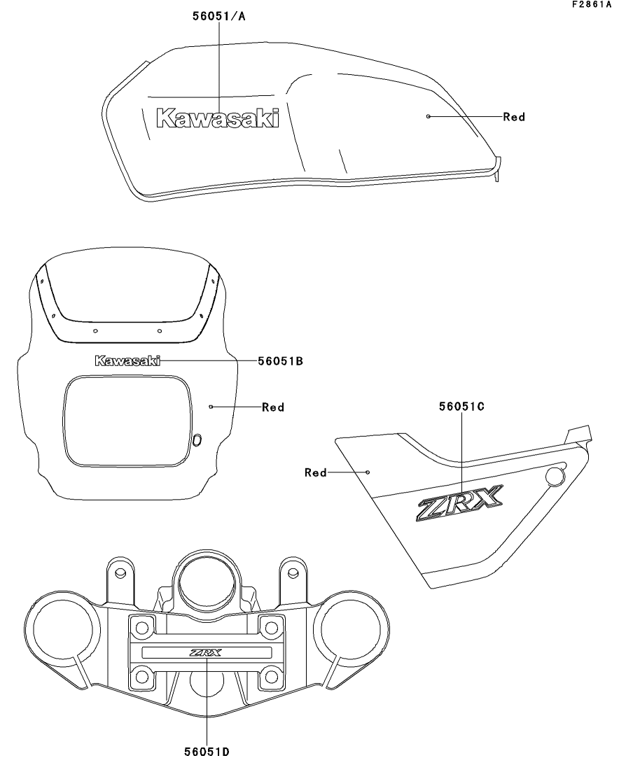 ★ちか様確認用★ カワサキパーツ/ウエア＆グッズオンラインショップパーツ選択