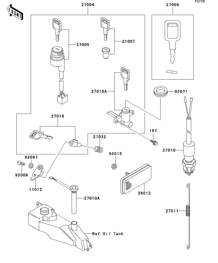 KH125★KH125A★純正バッテリーケース　検索番号18A57