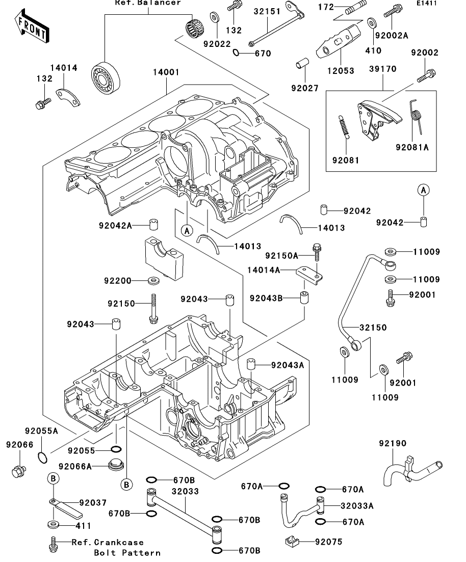 31064-0581 カワサキ純正 パイプ コンプ リア フレーム JP-