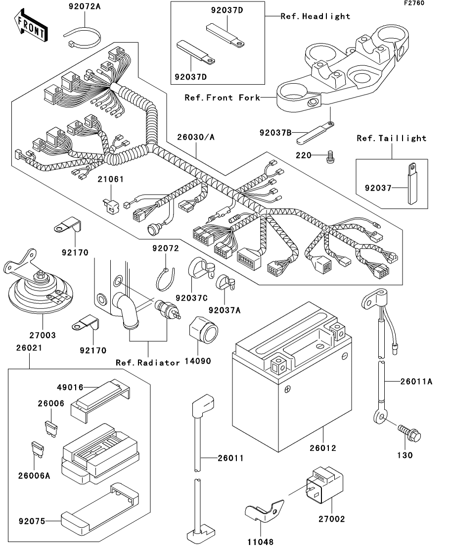 カワサキパーツ/ウエア＆グッズオンラインショップパーツ選択